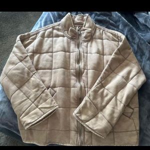 Free people dolman quilted knit jacket